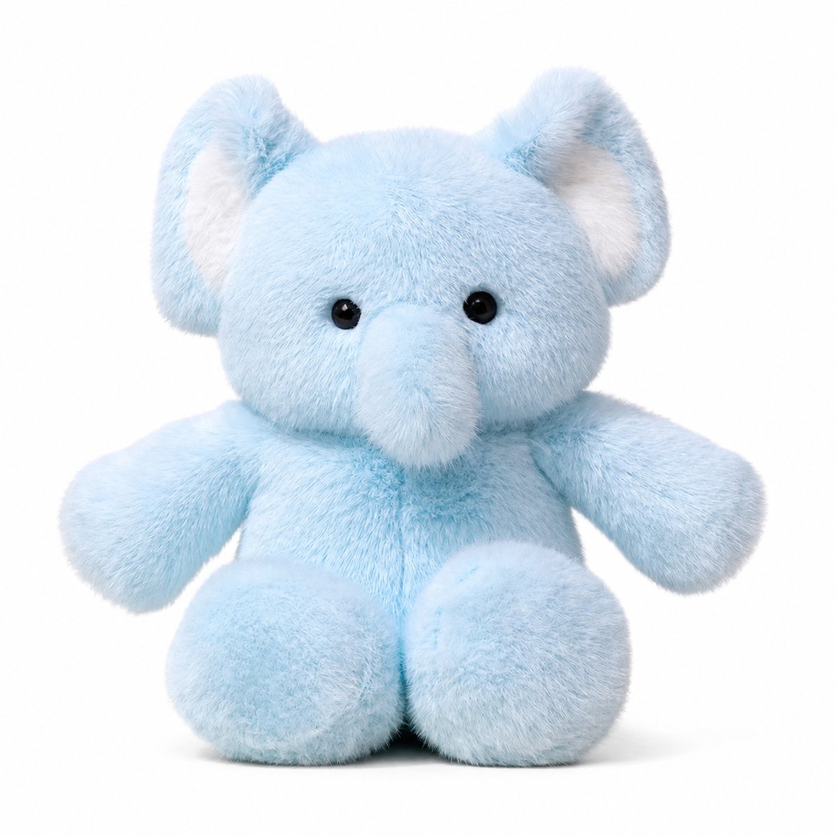 Casalora® Pluche Knuffel – Rennende Blauwe Olifant Serie – 45 cm – Schattige Pluche Olifant – Zacht, Knuffelbaar en Comfortabel