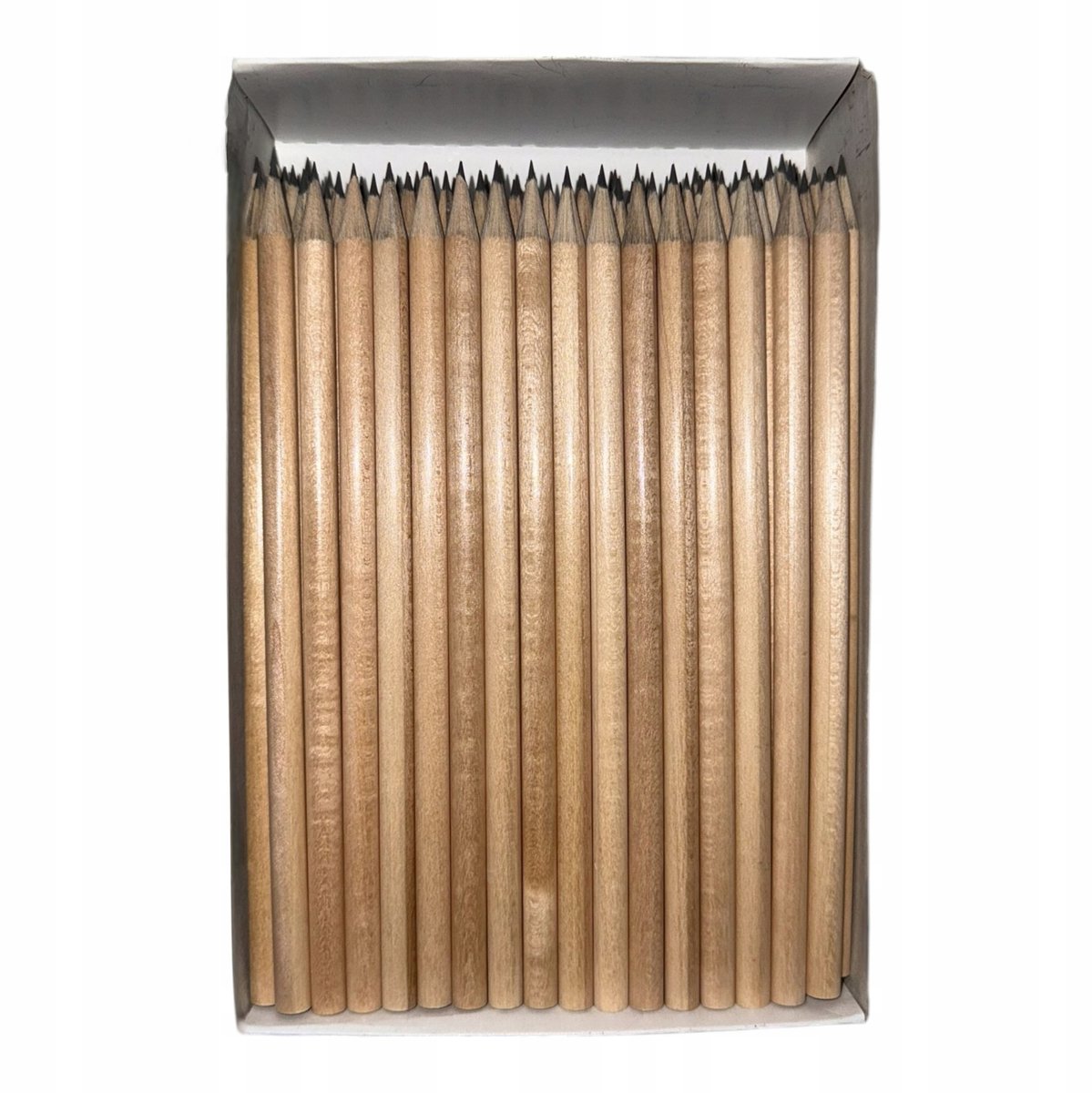 Houten Potloden HB, Natuurlijk Gelakt, 175mm, 100 Stuks