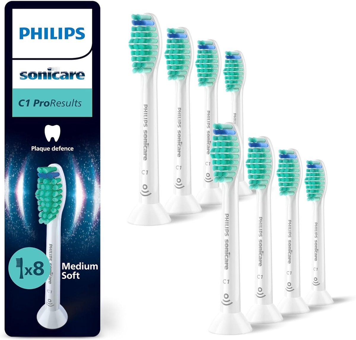 Philips Sonicare ProResults HX6018/31 - Opzetborstel - 8 stuks