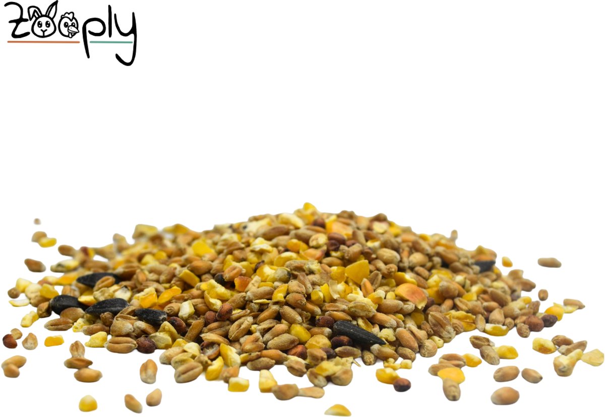 Zooply Scharrelgraan - Kippenvoer - Nederlandse kwaliteit - Stimuleert scharrelgedrag - 5 kg