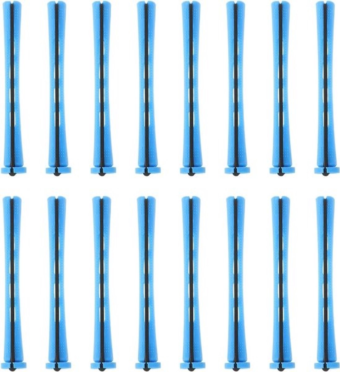 Krulspelden Set - Haarrollers Permanente Krulstaven - Hittevrij Haar Stylen - Zonder Hitte Schade - 60 Stuks - Blauw