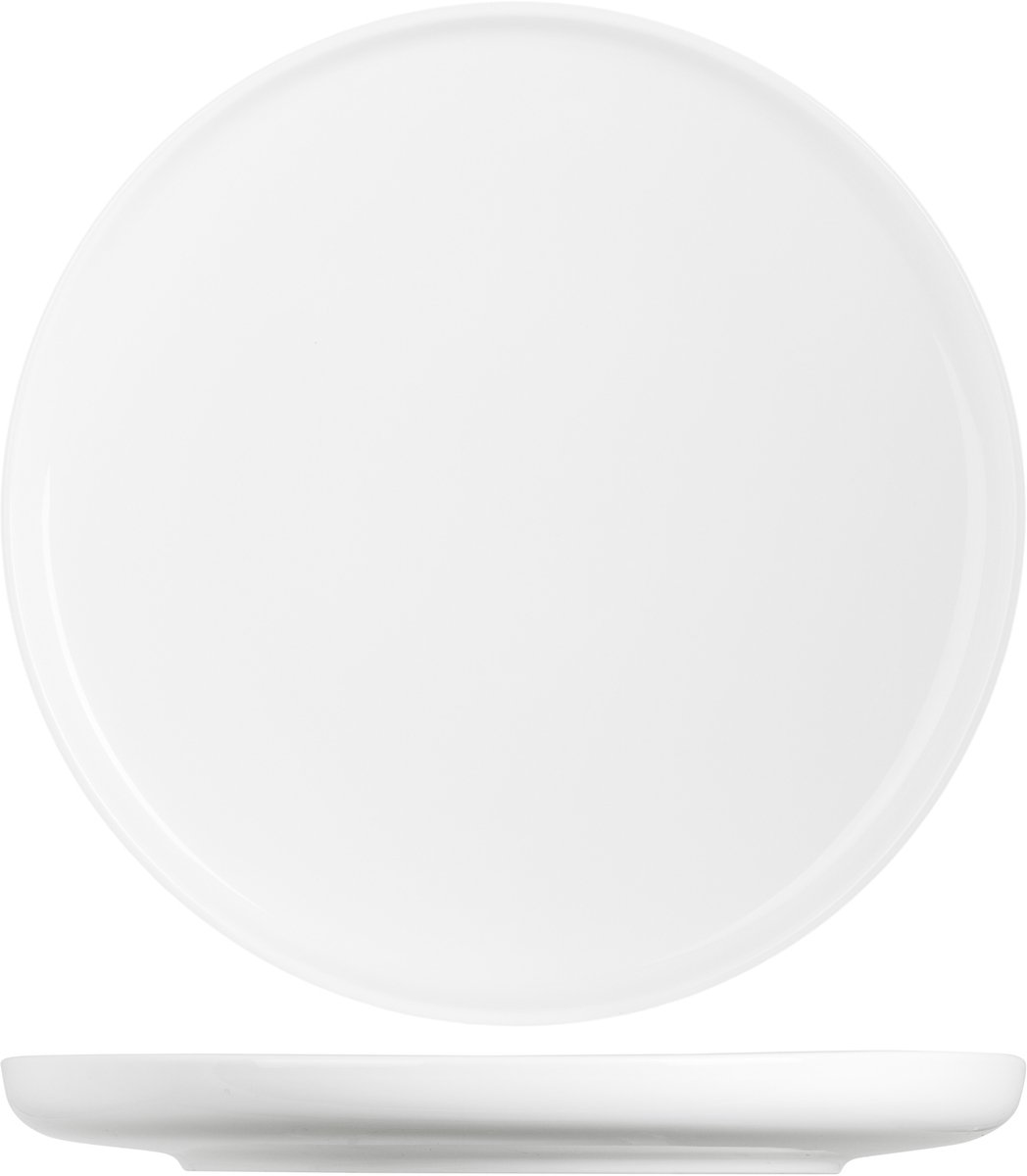 MOON WHITE PLAT BORD D28CM
