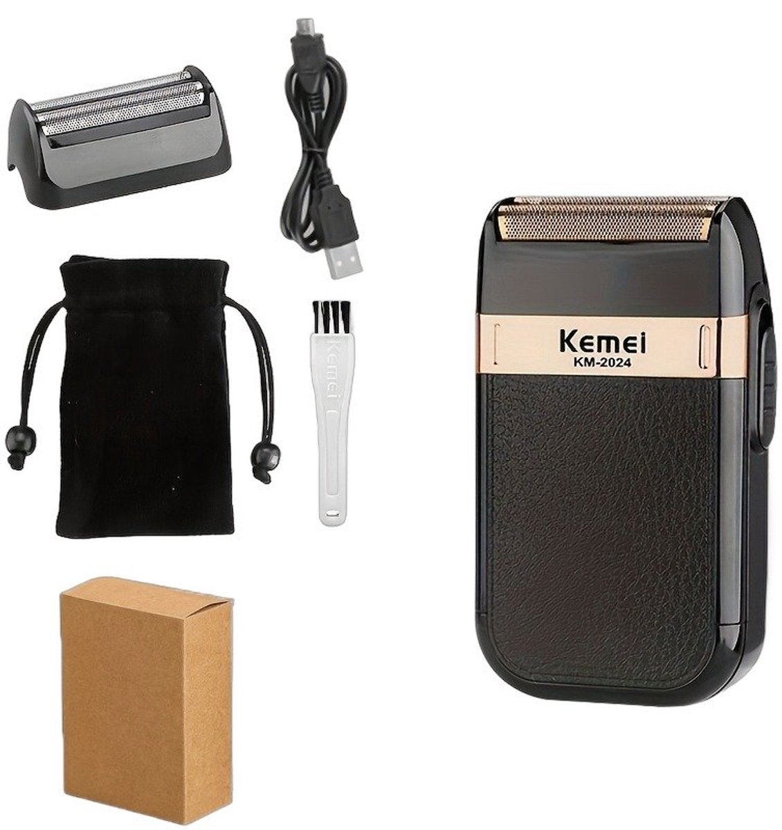 Currero Foil Shaver - Scheerapparaat Mannen - Hoofd Scheerapparaat - Head Shaver - Tondeuse met Trimmer - Lichaam en Baard - Oplaadbaar