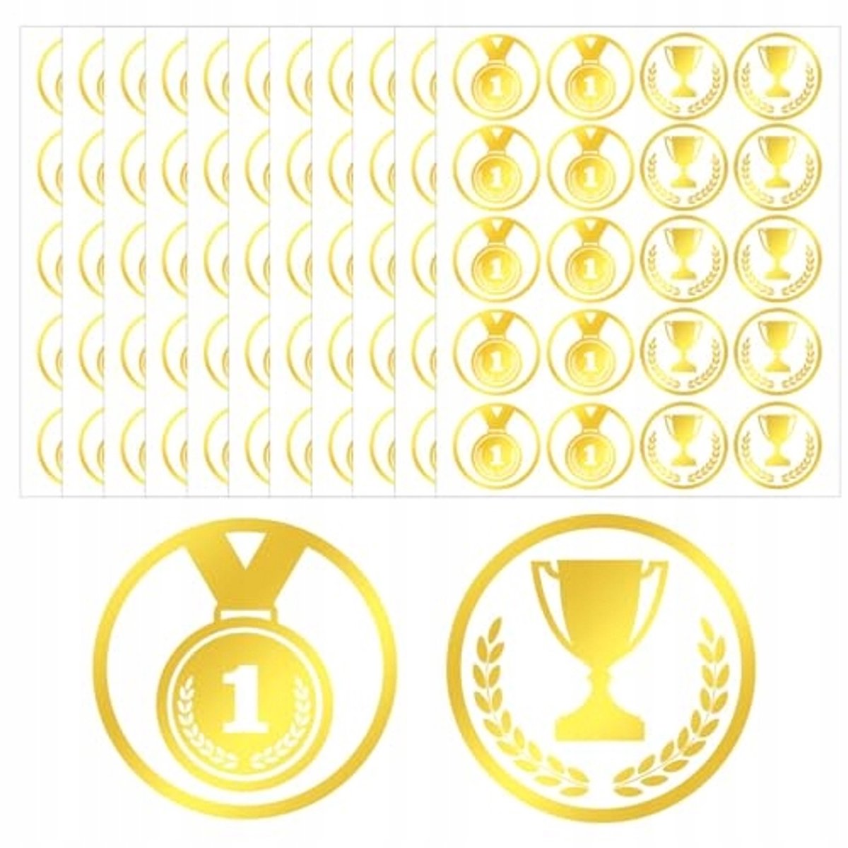 500 Stuks Olympische Stickers voor Kinderen