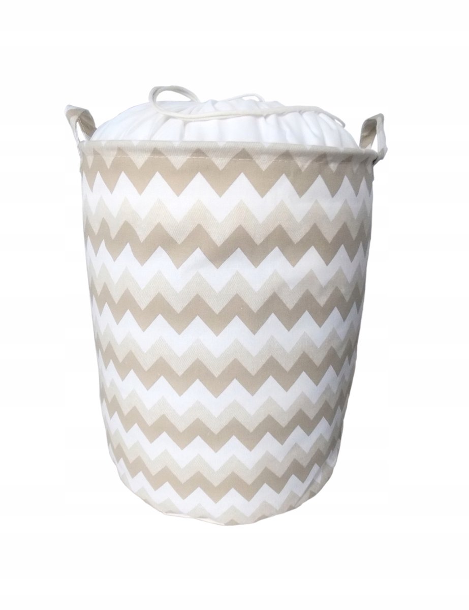 XXL Waskmand Opbergzak met Trekkoord - Beige