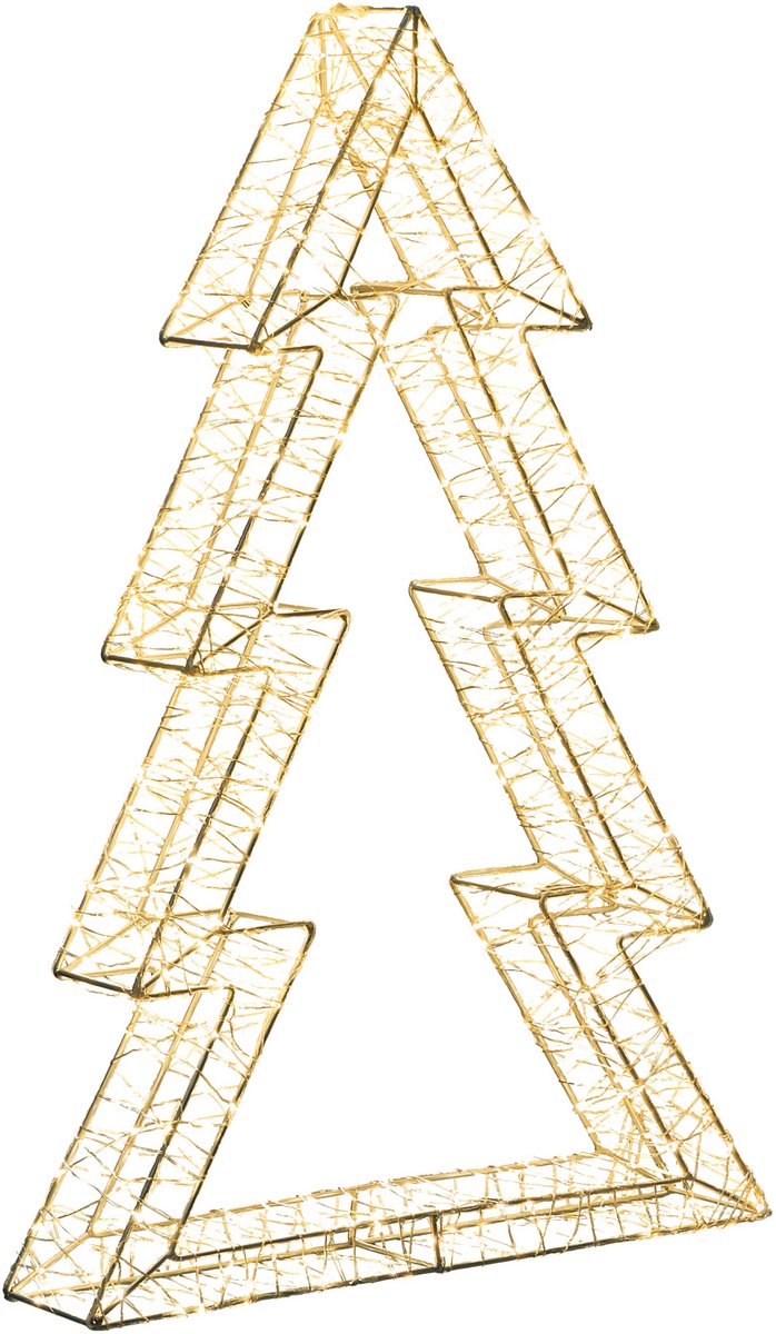 AKERAN - LED-buitendecoratie - Zilver - Synthetisch materiaal