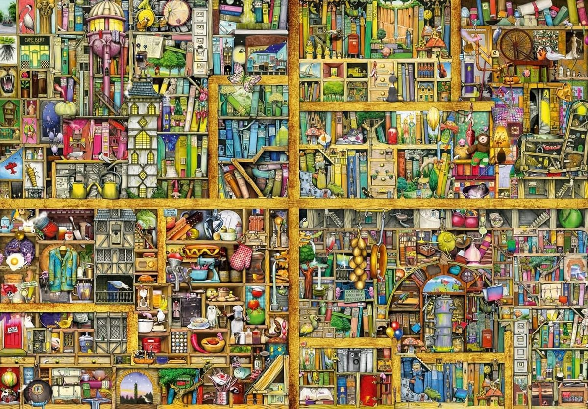 Ravensburger Premium 18000 Stuk Puzzel Boekenplank