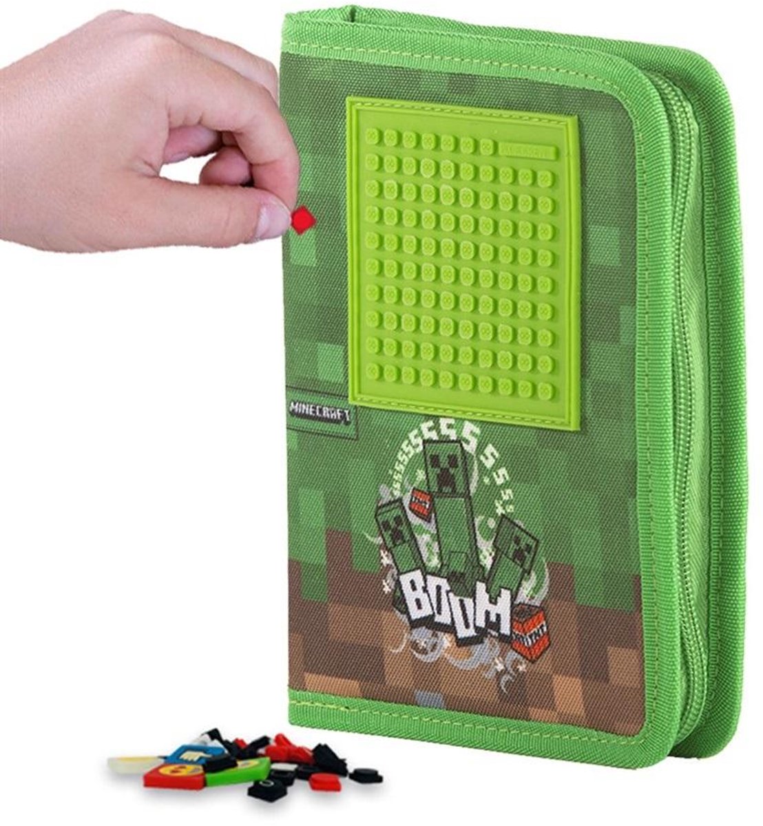 Pixie Crew Minecraft Pennenset met Creatief Paneel - Groen
