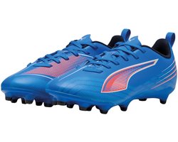 PUMA ULTRA 6 PLAY FG/AG Jr Unisex Sportschoenen - Ultra Blue-PUMA White-Glowing Red