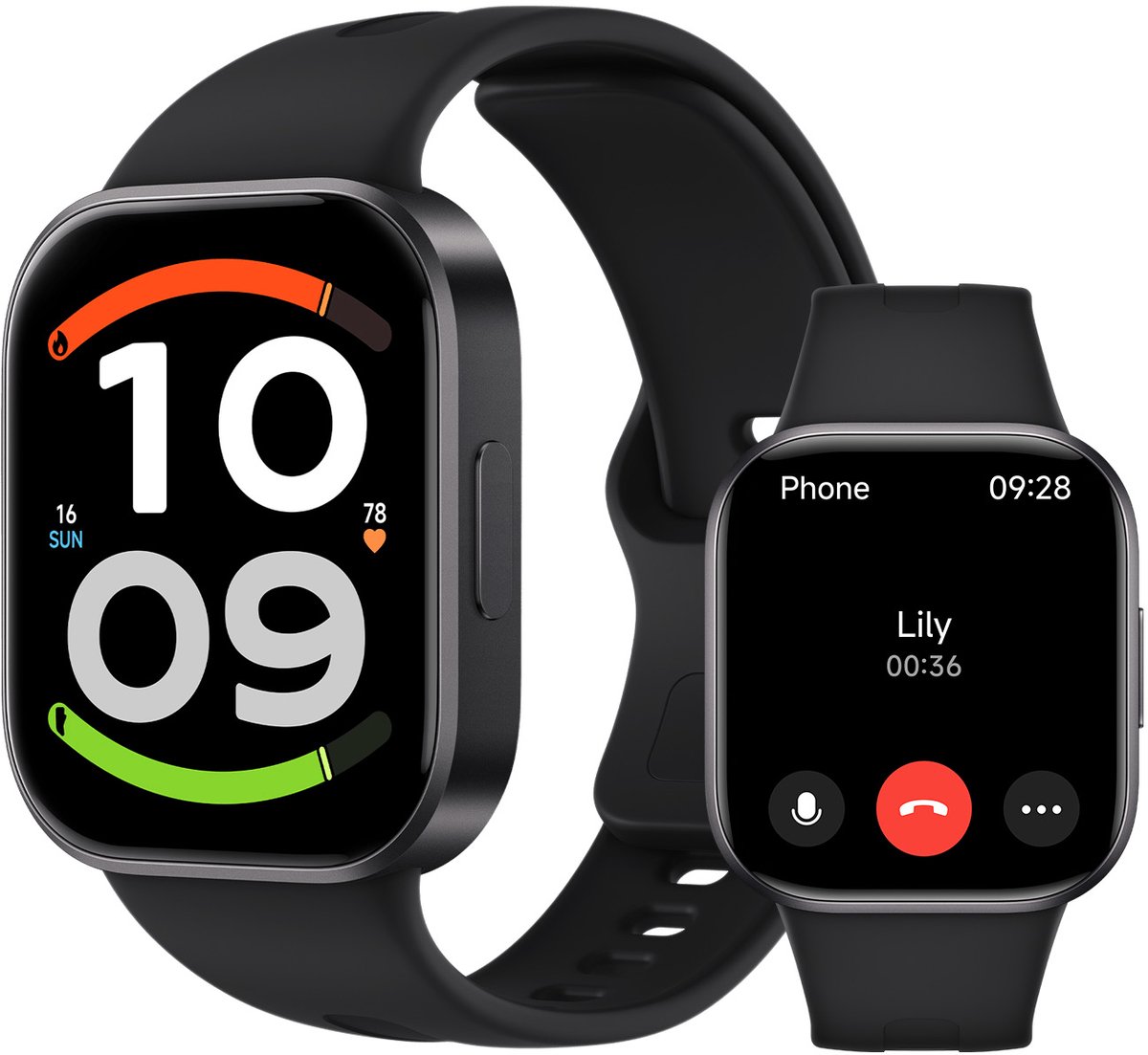 REDMI Watch 6 Active - 1,85" AMOLED - 1200 nits - Bluetooth®-oproepen - 140+ sportmodi - Midnight Black