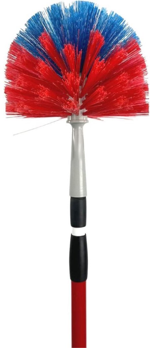 DailySupplies® Telescopische Plumeau - Ragebol – Uitschuifbaar - 175cm - Rood