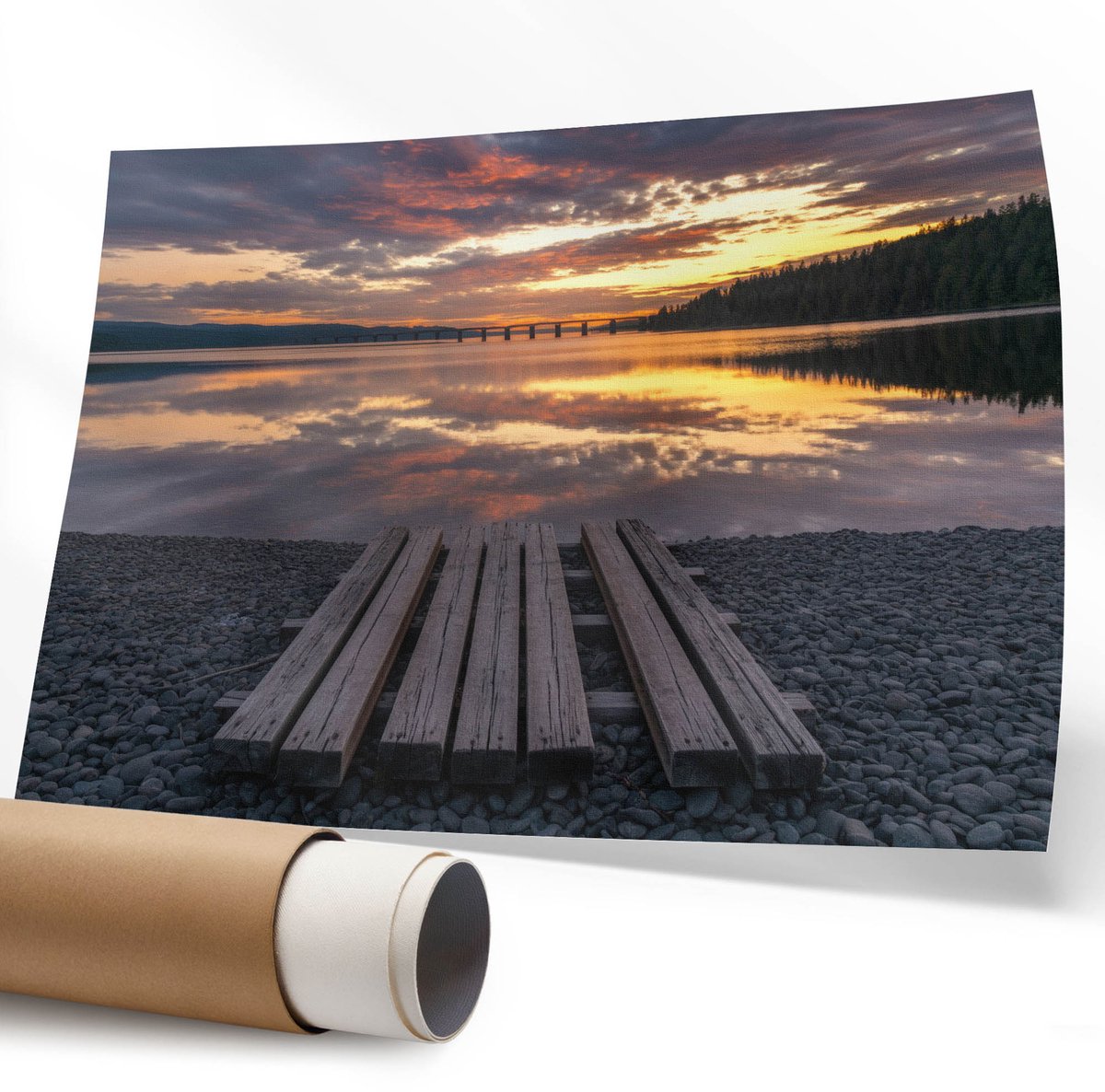 Coloray Polycanvas Wandposter - Retro Charme, Fotografie - 594 x 840 mm - Zwart-wit Wandposter - Rechthoek - Canvasposter - Woonkamer - Vintage