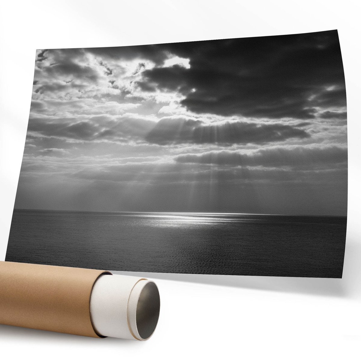 Coloray Polycanvas Poster - Stedelijk Landschap, Fotografie - 594 x 840 mm - Zwart-wit Wanddecoratie - Rechthoek - Kunstposter - Slaapkamer - Klassiek