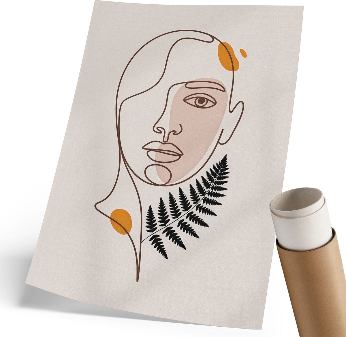 Coloray Polycanvas Wandposter - Berghuisje, Fotografie - 297 x 420 mm - Wit Poster - Rechthoek - Wandkunstwerk - Woonkamer, Slaapkamer, Kantoor - Rustiek