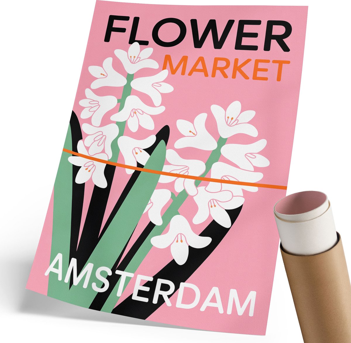 Coloray Canvas Poster Polycanvas - Zittende Vrouw, Schilderen - 420 x 594 mm - Beige Patroon - Rechthoek - Kunstposter - Woonkamer, Slaapkamer, Kantoor - Rustiek