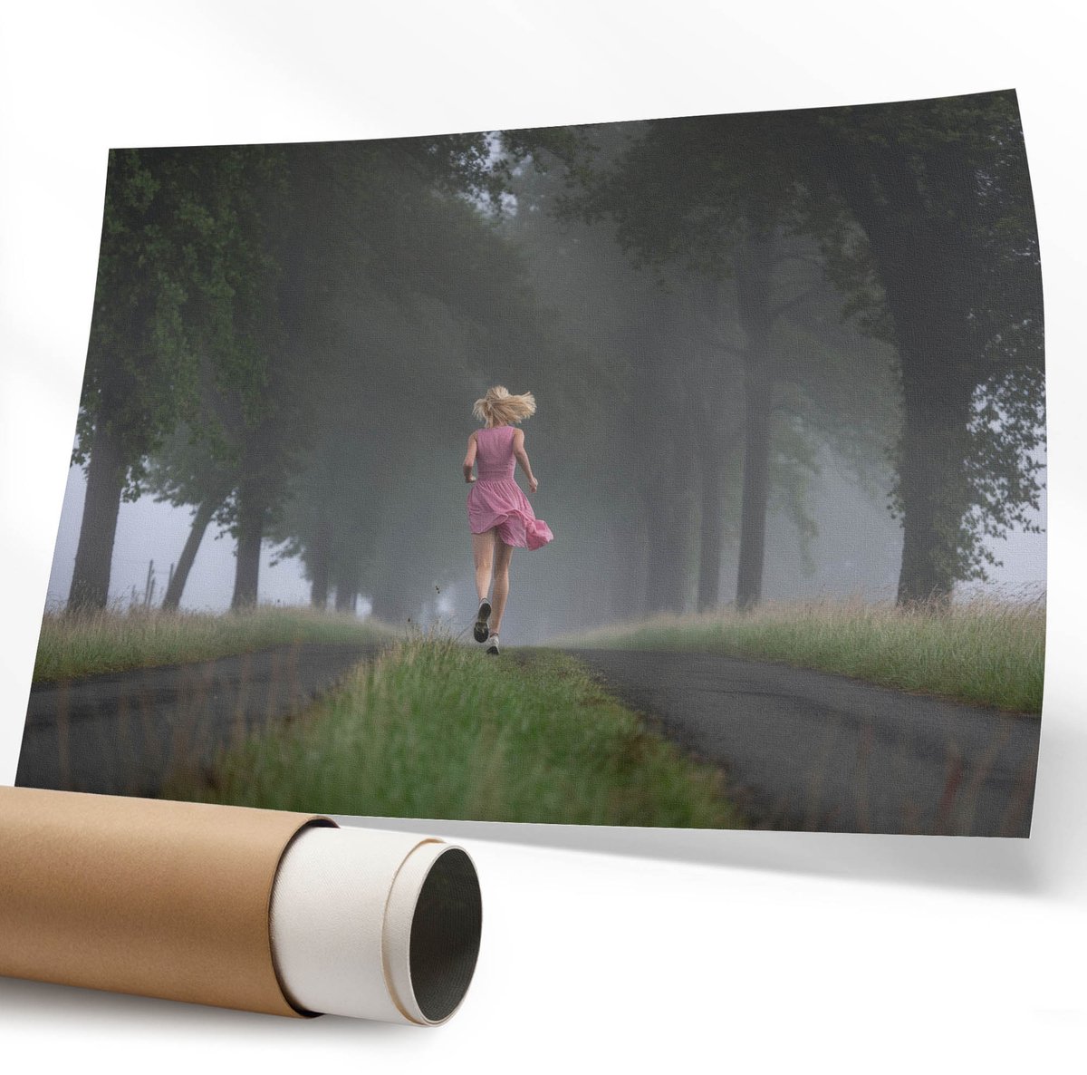 Coloray Polycanvas Wandposter - Moderne Jezus, Schilderen - 594 x 840 mm - Geel Decoratie - Rechthoek - Interieurdecoratie - Kantoor - Humoristisch