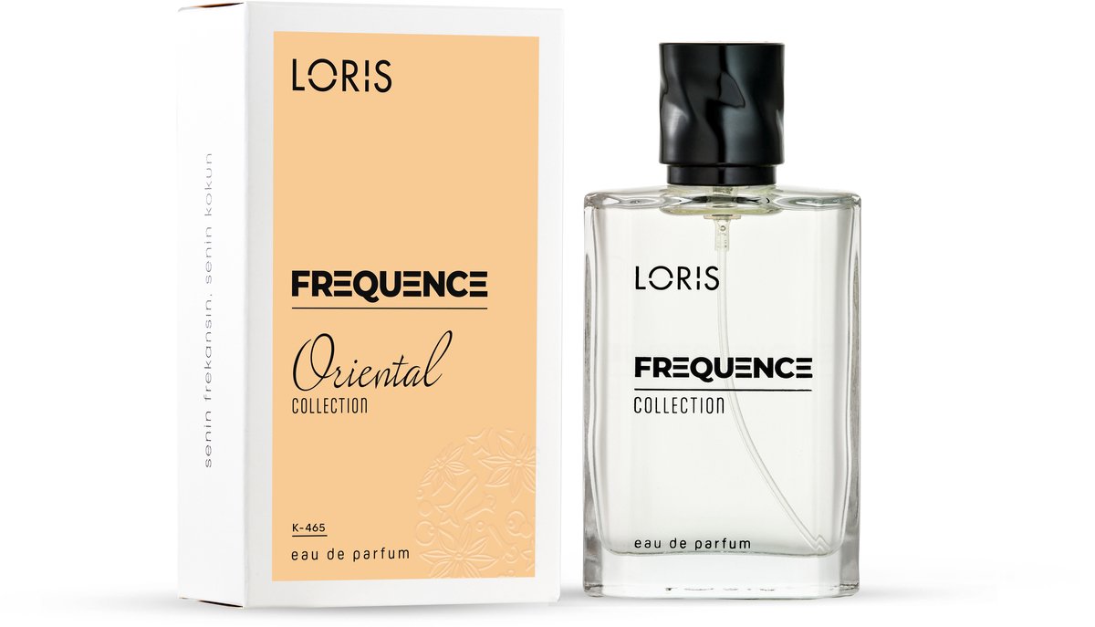 Loris Parfum - Frequence Oriental - 465 Dames - Damesparfum met vanille, musk, oranjebloesem en framboos - 50 ml
