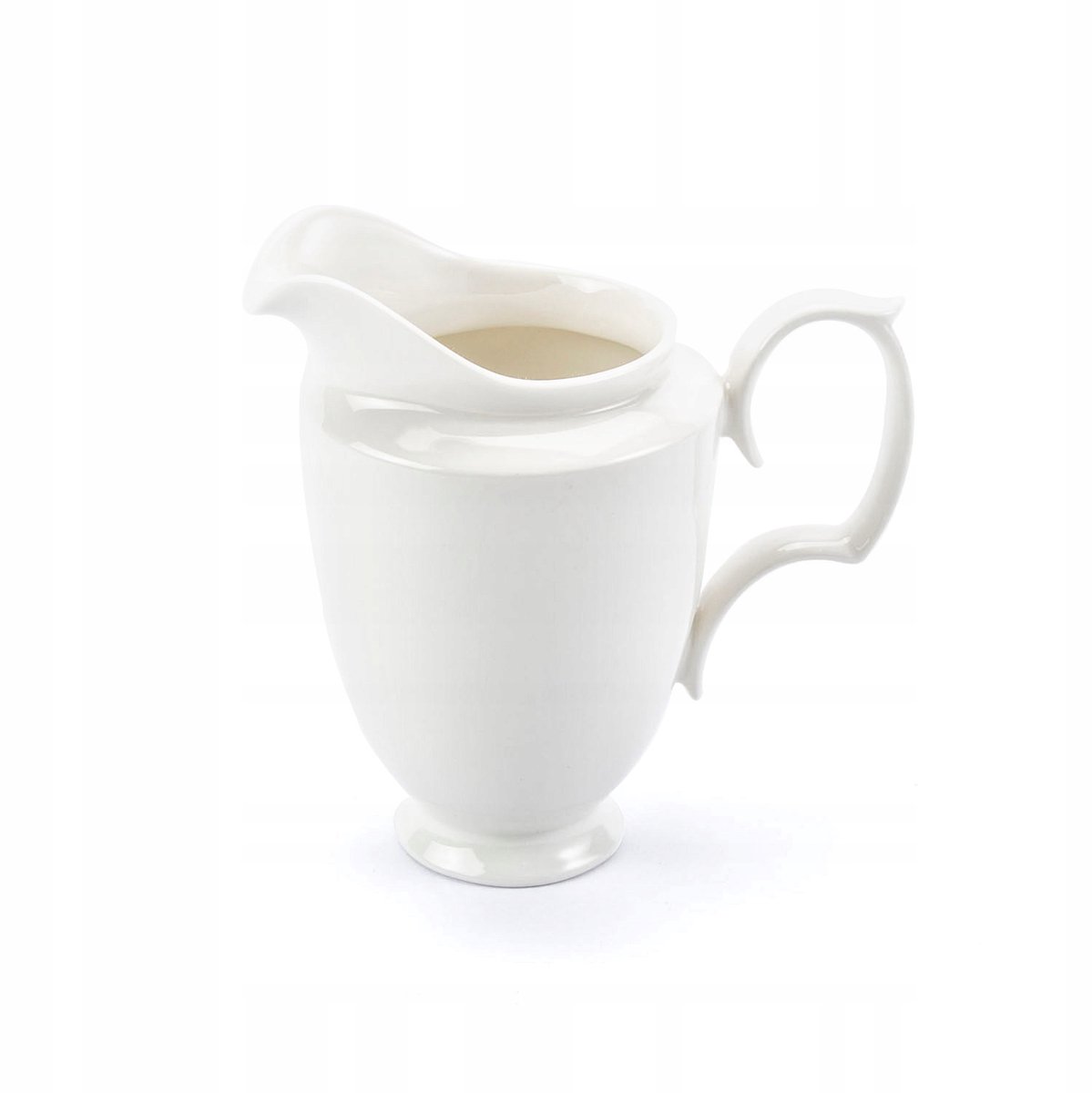MariaPaula Ecru Porseleinen Melkkan 300 ml - Elegant en Vaatwasmachinebestendig