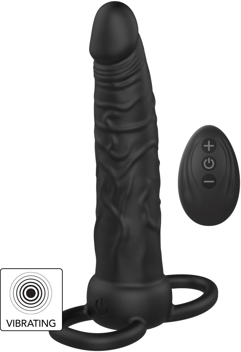 Hidden Desire Anale dildo's Siliconen - Vibrating Double Trouble Anal Penetrator