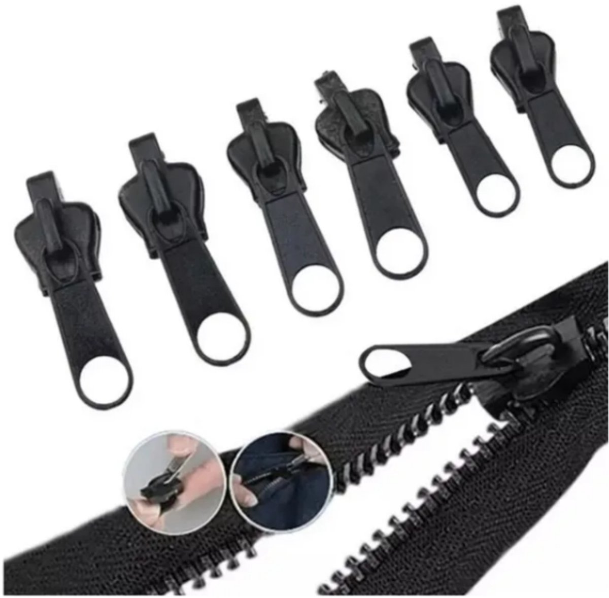 Universele ritsloper voor rits 6-pack
