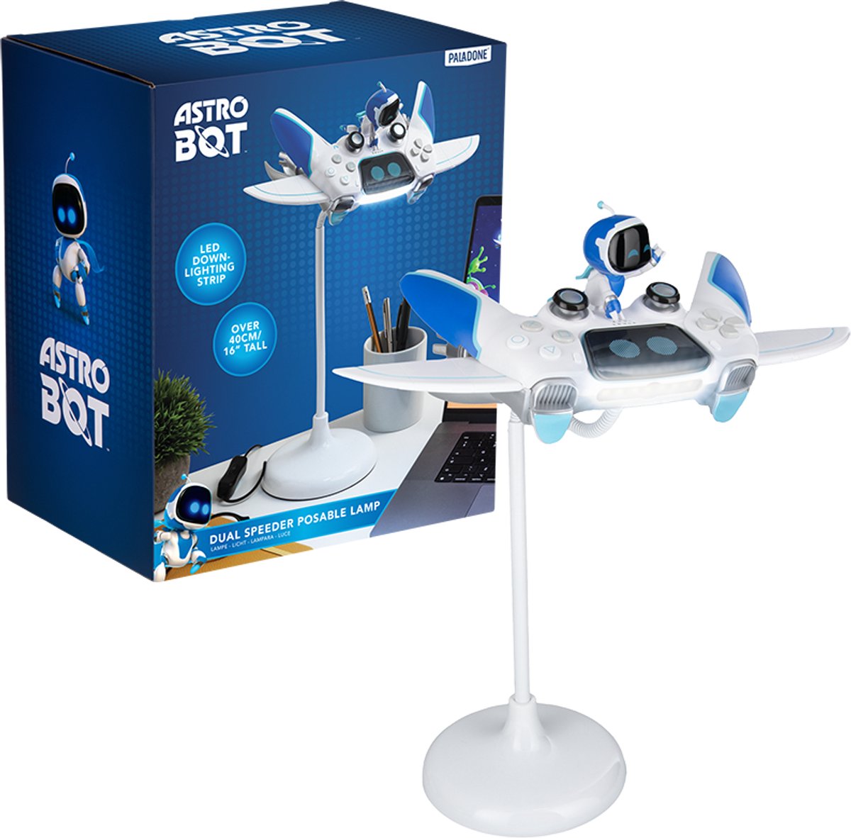 Astro Bot Speeder Verstelbare Bureaulamp, Officieel Gelicentieerd, Paladone