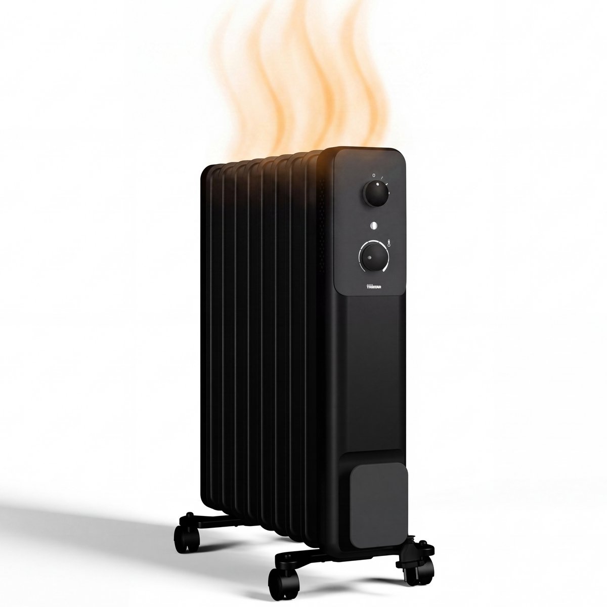 Tristar KA-5380 Oliegevulde Radiator – Elektrische Verwarming 2000W – Stil – Met Thermostaat – 3 Warmtestanden – Mobiele Kachel