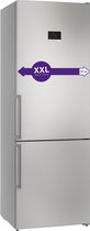 Bosch KGN49AIBT - Serie 6 - Koelkast - Koel-vriescombinatie - 203 x 70 cm - Extra breed - RVS - Energielabel B - Zeer stil- Total No Frost: Nooit meer ontdooien - VitaFresh XXL 0°C: houd etenswaren langer vers met extra ruime vershoudlades