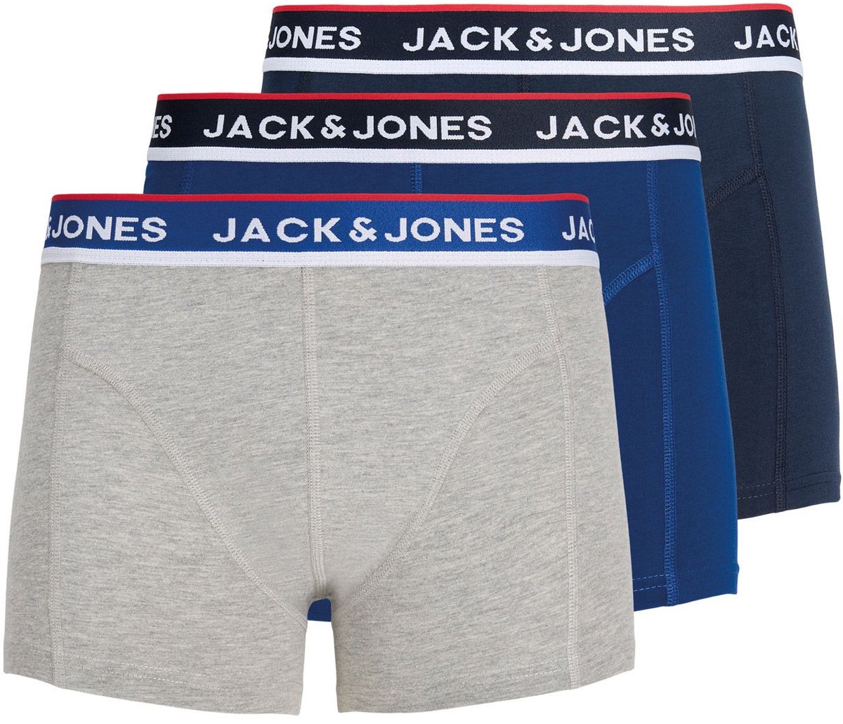 JACK & JONES - JACSWAY SOLID TRUNKS 3 PACK Heren Onderbroek
