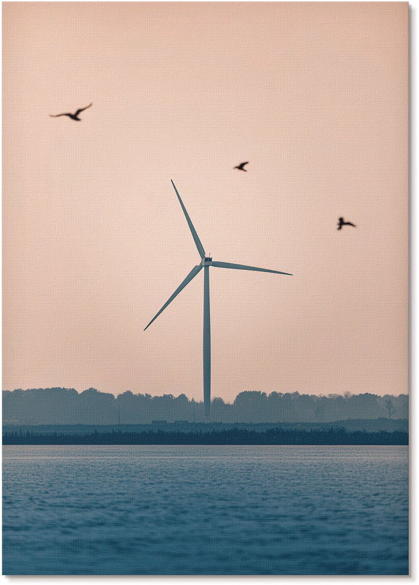 Tulup Polycanvas Wandposter - Karper, Zwart - A4 - Romig Motief - Rechthoek - Wandkunstwerk - Slaapkamer - Modern