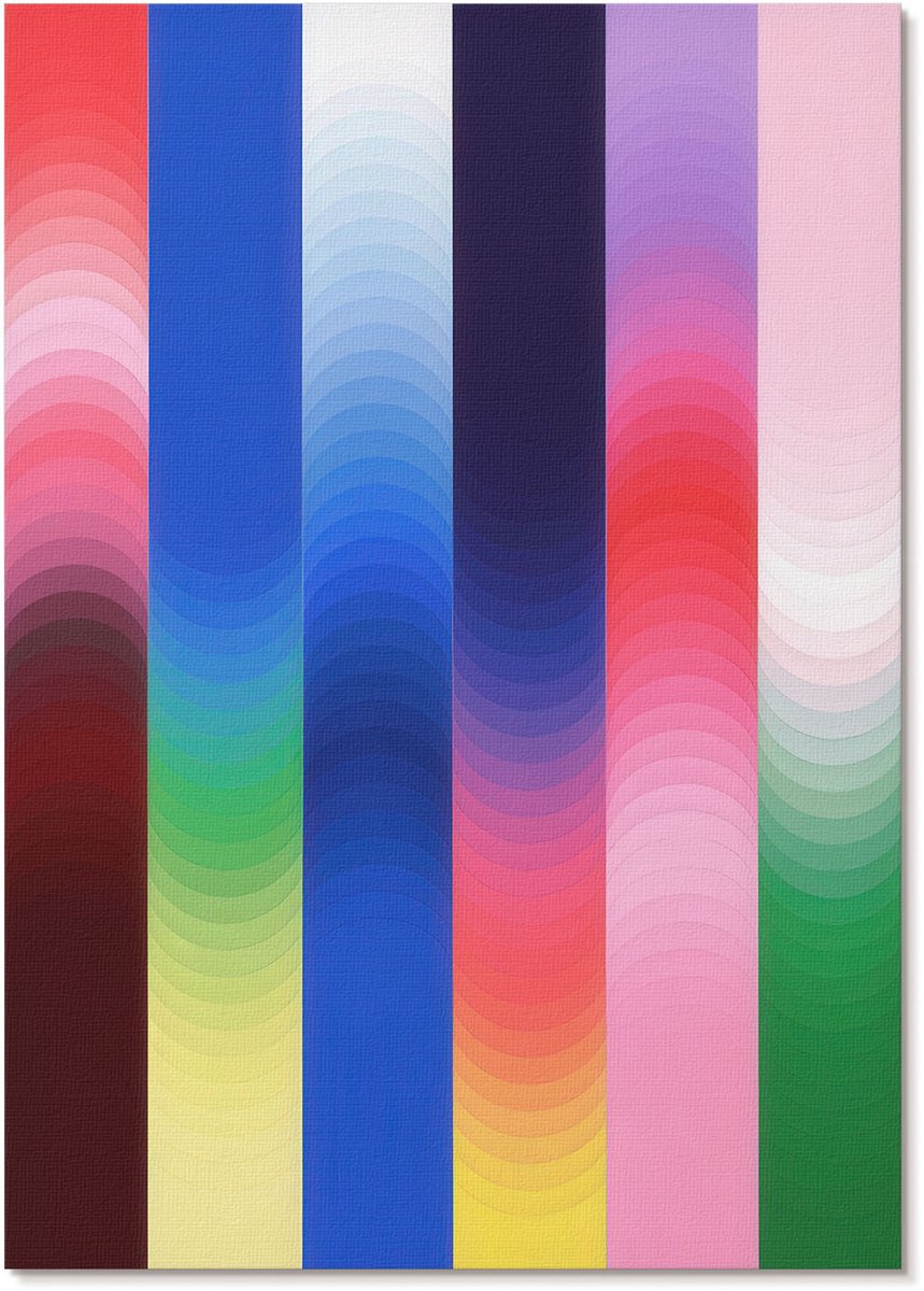 Tulup Polycanvas Poster - Wolken Van Vrede, Fotografie - A3 - Wit Wanddecoratie - Rechthoek - Muurdecoratie - Woonkamer, Slaapkamer, Kantoor - Modern