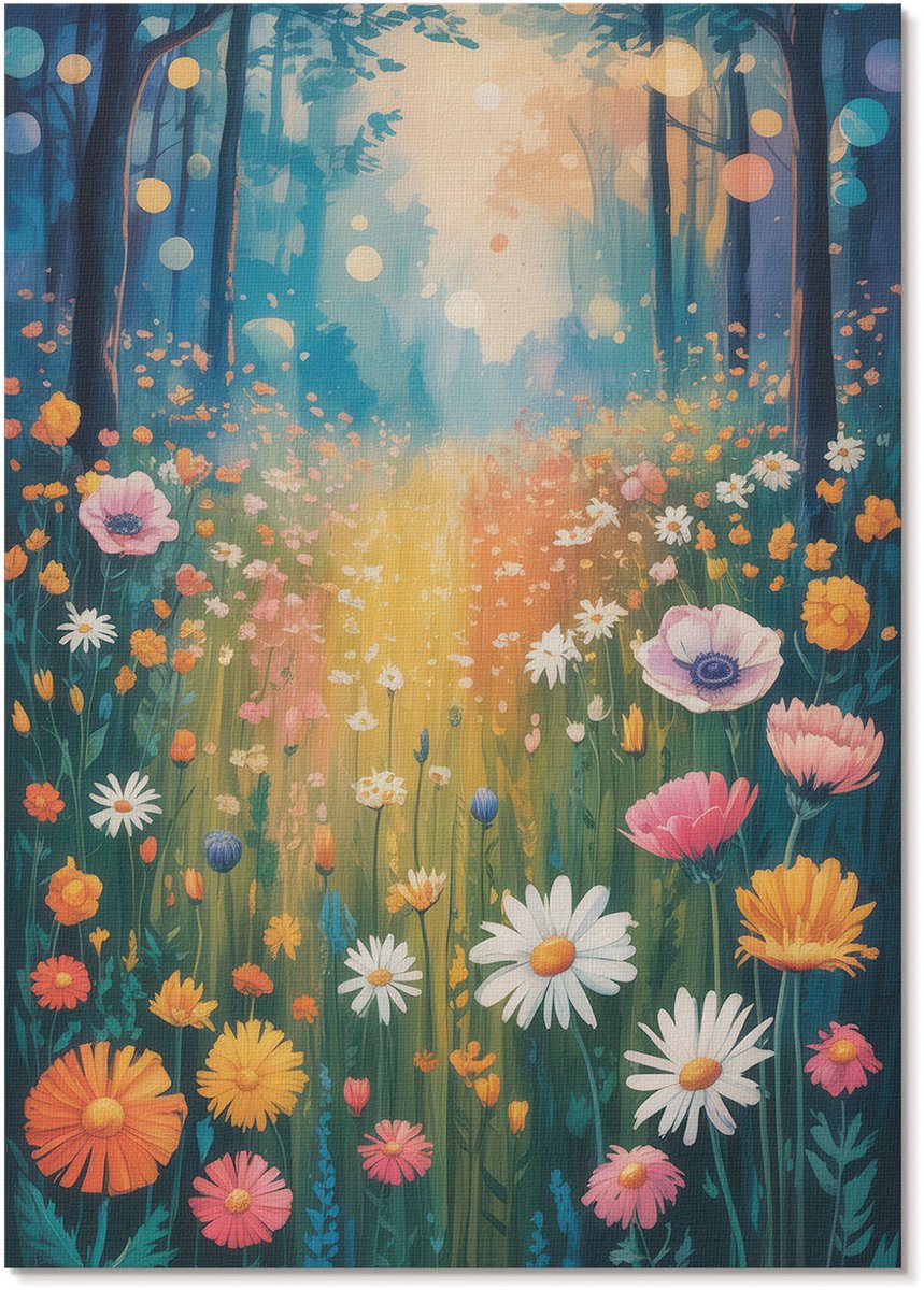 Tulup Polycanvas Poster - Schets Van Een Vrouw, Lijntekening - A3 - Beige Motief - Rechthoek - Kunstposter - Woonkamer, Slaapkamer, Kantoor - Minimalist