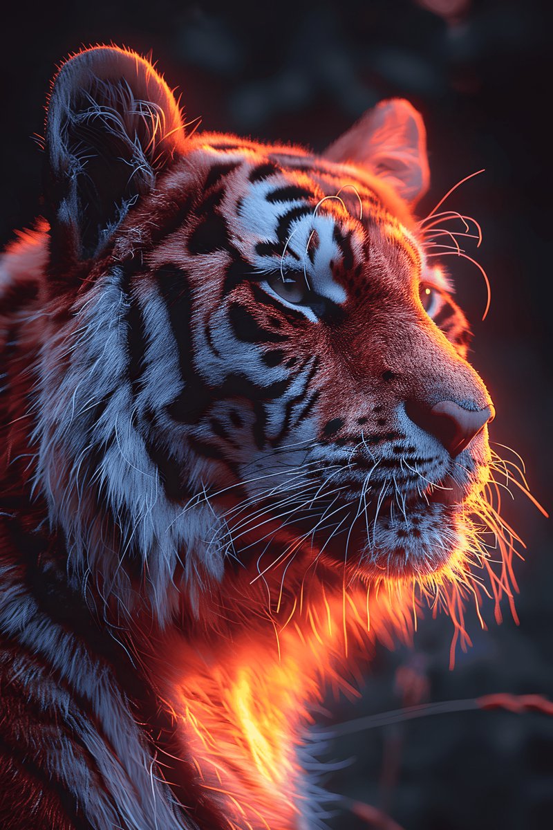 Tijger Poster - Dieren - Jungle - Grote Kat - Unieke - Kunst - Stijlvolle - posters - formaat 70x100cm - Wanddecoratie - L2921MT