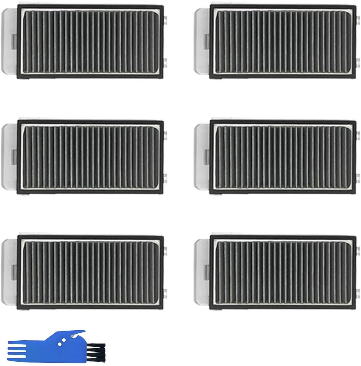 Casalora® Hepa Filter accessoires voor Dreame X50 Ultra, L40s Pro Ultra, L50 Pro Ultra, X50 Master en voor Mova V50 Ultra stofzuiger, X50 Ultra filter, reserveonderdelen, 6 stuks