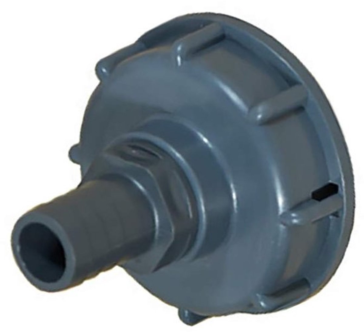 Allecto Adapter - 3/4 inch slangadapter - Duurzaam en sterk - Grijs
