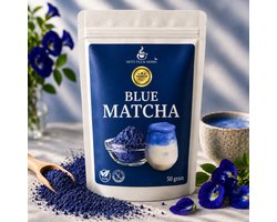 Mito Tea & Herbs Blue Matcha - vlindererwt poeder voor latte - 50 gram