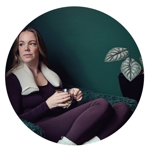 Relax pillow - verzwaard - ontspanning - nek kussen - lavendel - amethist