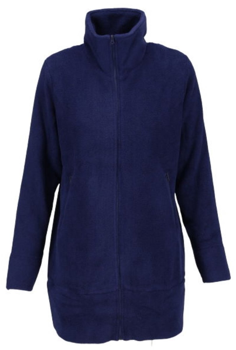 Fluweelzachte dames vest nachtblauw Ringella - Blauw - Maat - 50