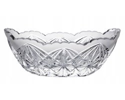 Kristallen schaaltje bootvorm - Elegant gewassen glas