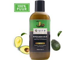 Avocado Olie 100ml| 100% Puur & Onbewerkt | Foodgrade Koudgeperst en niet geraffineerde Avocado Olie voor Inname, Haar, Huid en Lichaam