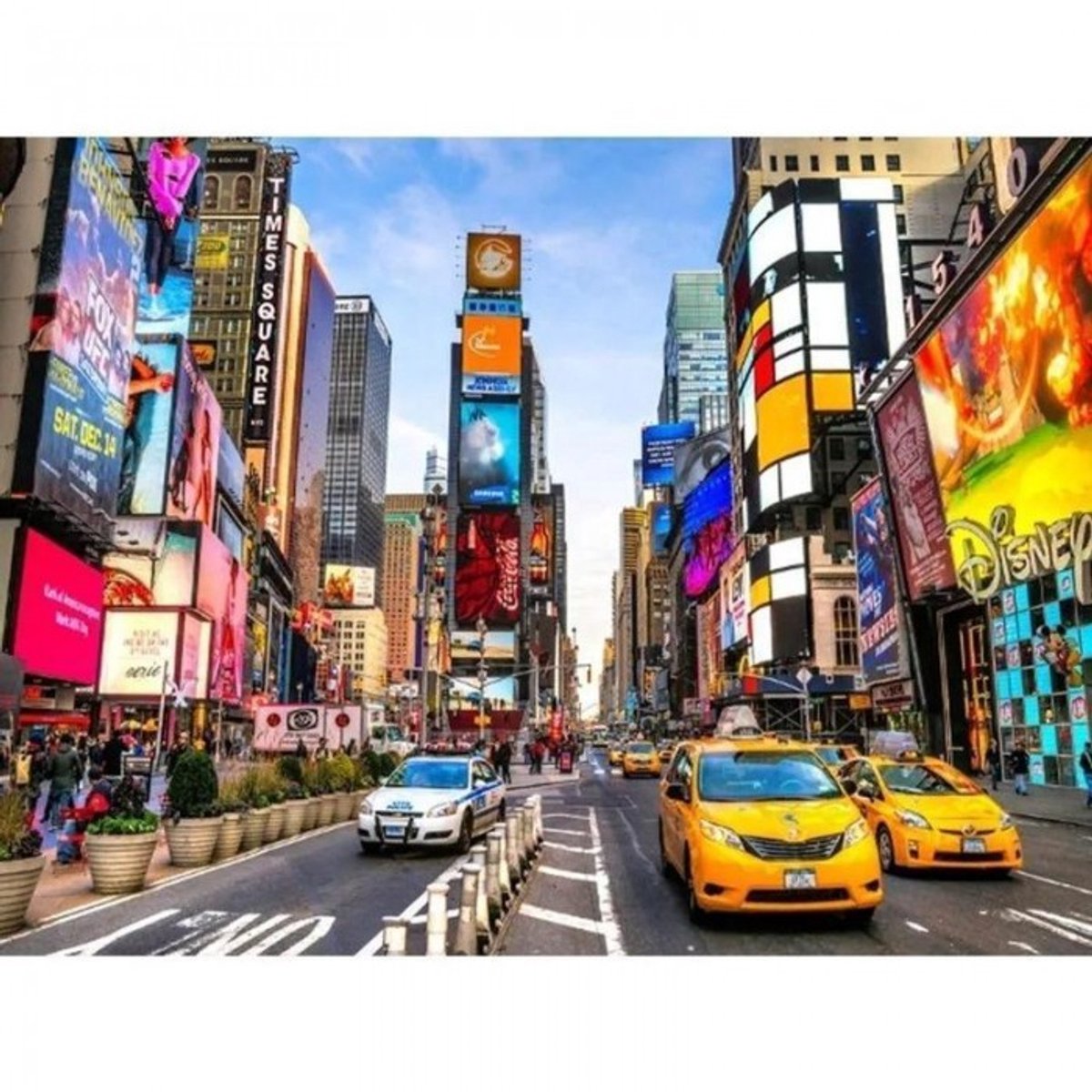 TOPMO - Times Square - 40X50CM- Diamond painting pakket - HQ Diamond Painting - VOLLEDIG dekkend - Diamant Schilderen - voor Volwassenen – ROND