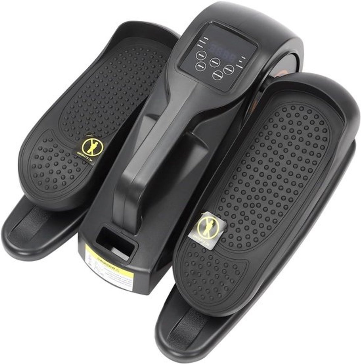 Elektrische Ellipstrainer - Mini Crosstrainer - Thuis Fitness - Afstandsbediening Bediening - Compact Ontwerp - Zwart