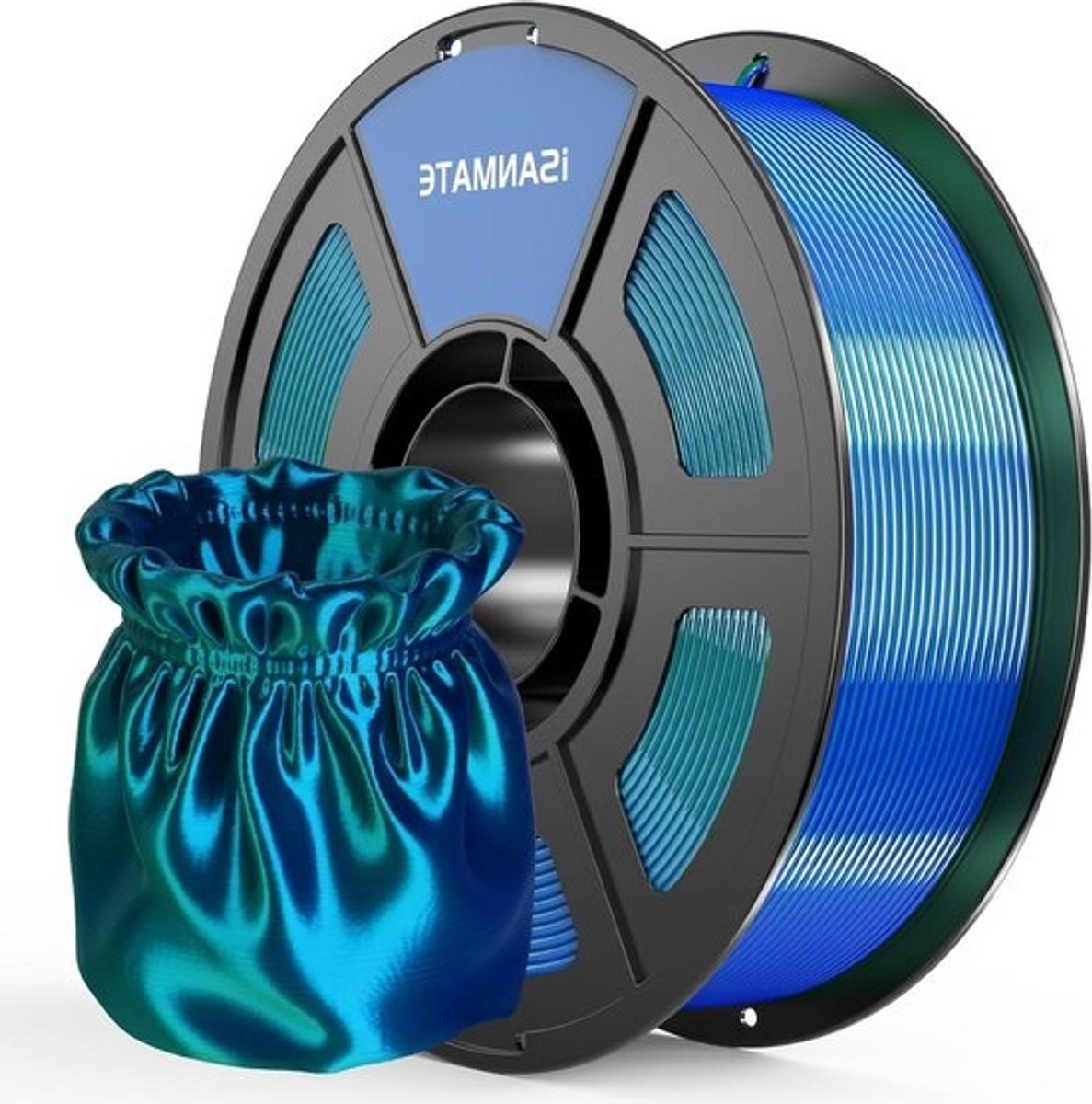 Zijde PLA Filament - Metallic Filament PLA Silk - 3D Printen - Uniek Kleurverloop - 1.75 mm 1 kg