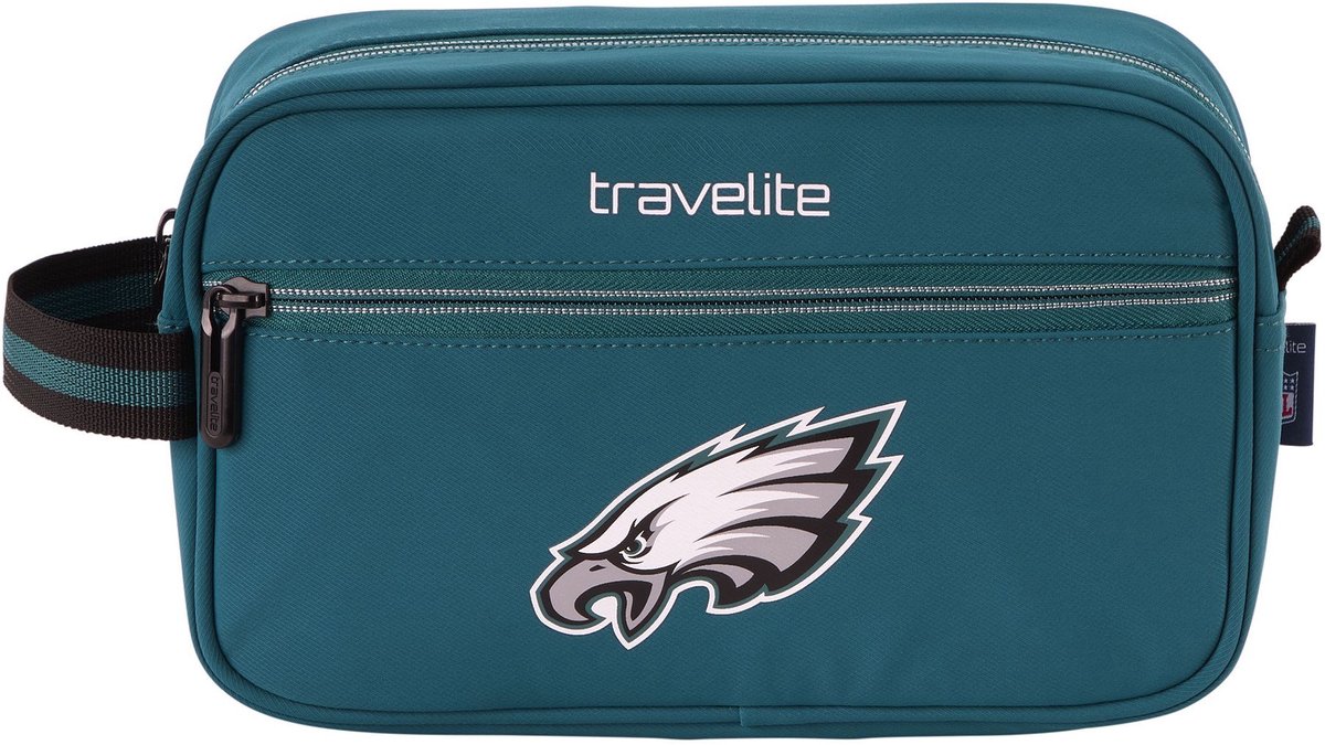 Travelite travelite x NFL Toilettas 24 cm - 3 L - Ritssluiting - philadelphia eagles