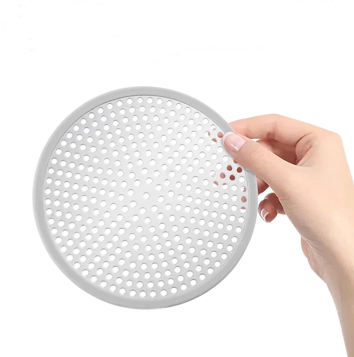 Rond vloerafvoerfilter van roestvrij staal - filter Geschikt voor haar en Geschikt voorkomt verstoppingen.