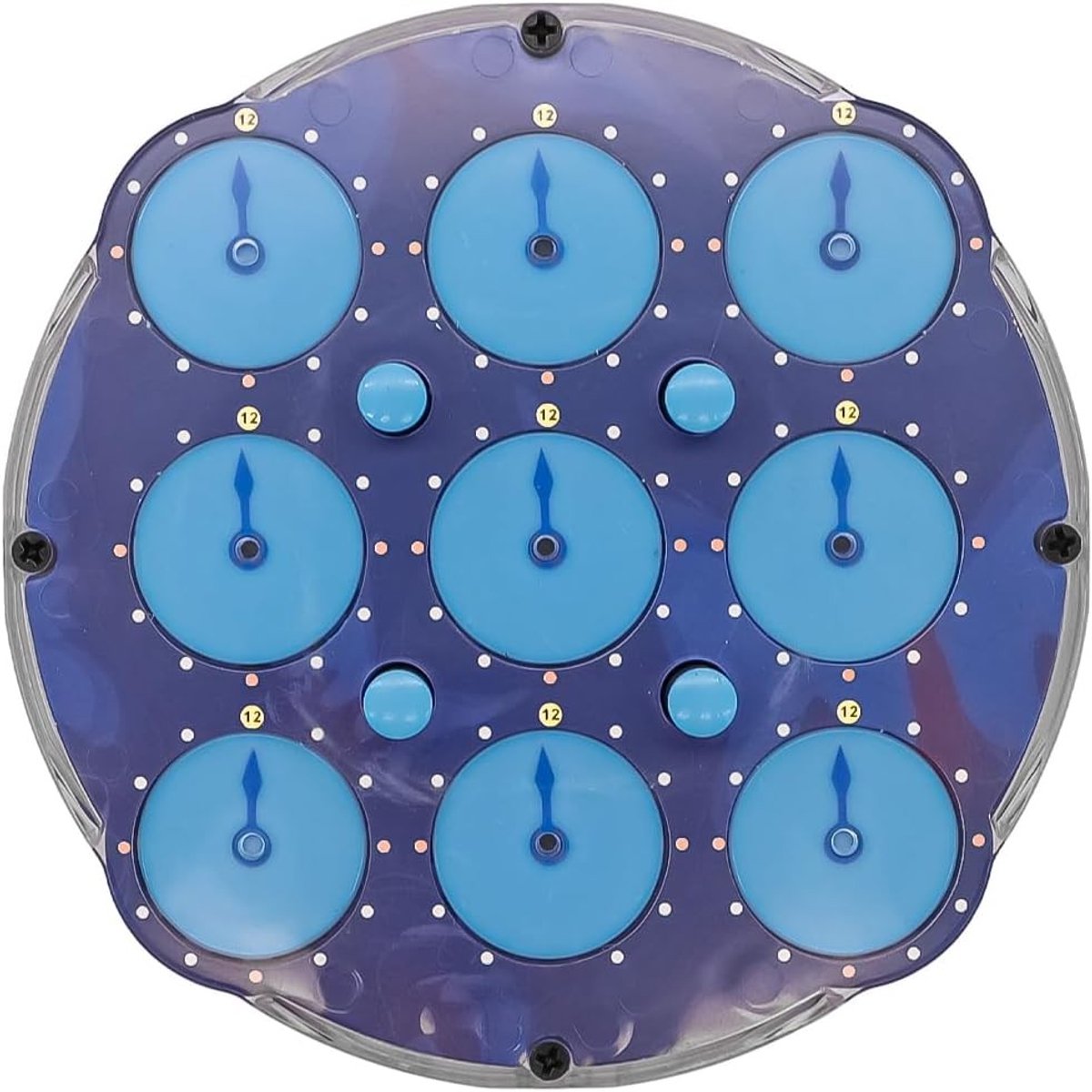 3D Magnetische Cube Klok Puzzel met Dubbelzijdig Mechanisme, Verstelbare Spanning voor Cognitieve Ontwikkeling en Stressverlichting, Educatief Speelgoed voor Volwassenen en Kinderen