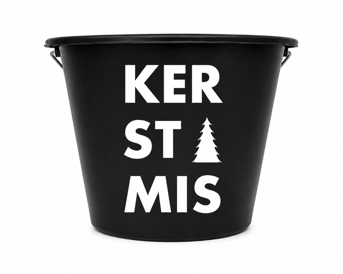 Emmer met tekst - Kerst emmer - Cadeau emmer - Kerstpakket - Verpakking - XLX®