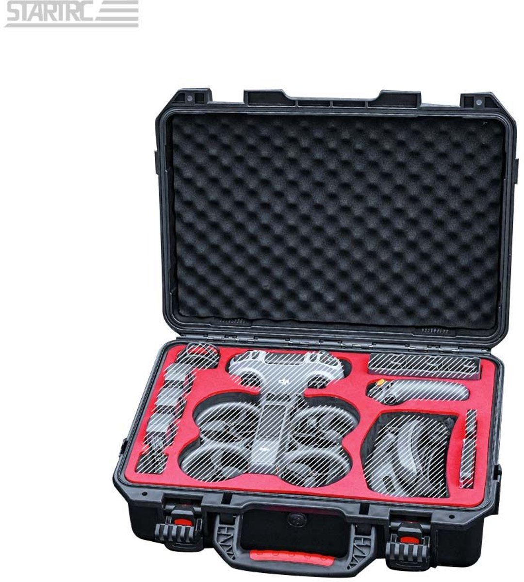 StartRC Hardcase voor DJI Avata 2 - Opbergkoffer voor Drone, Goggles 3, Controllers, Accu’s en Accessoires – foto 3