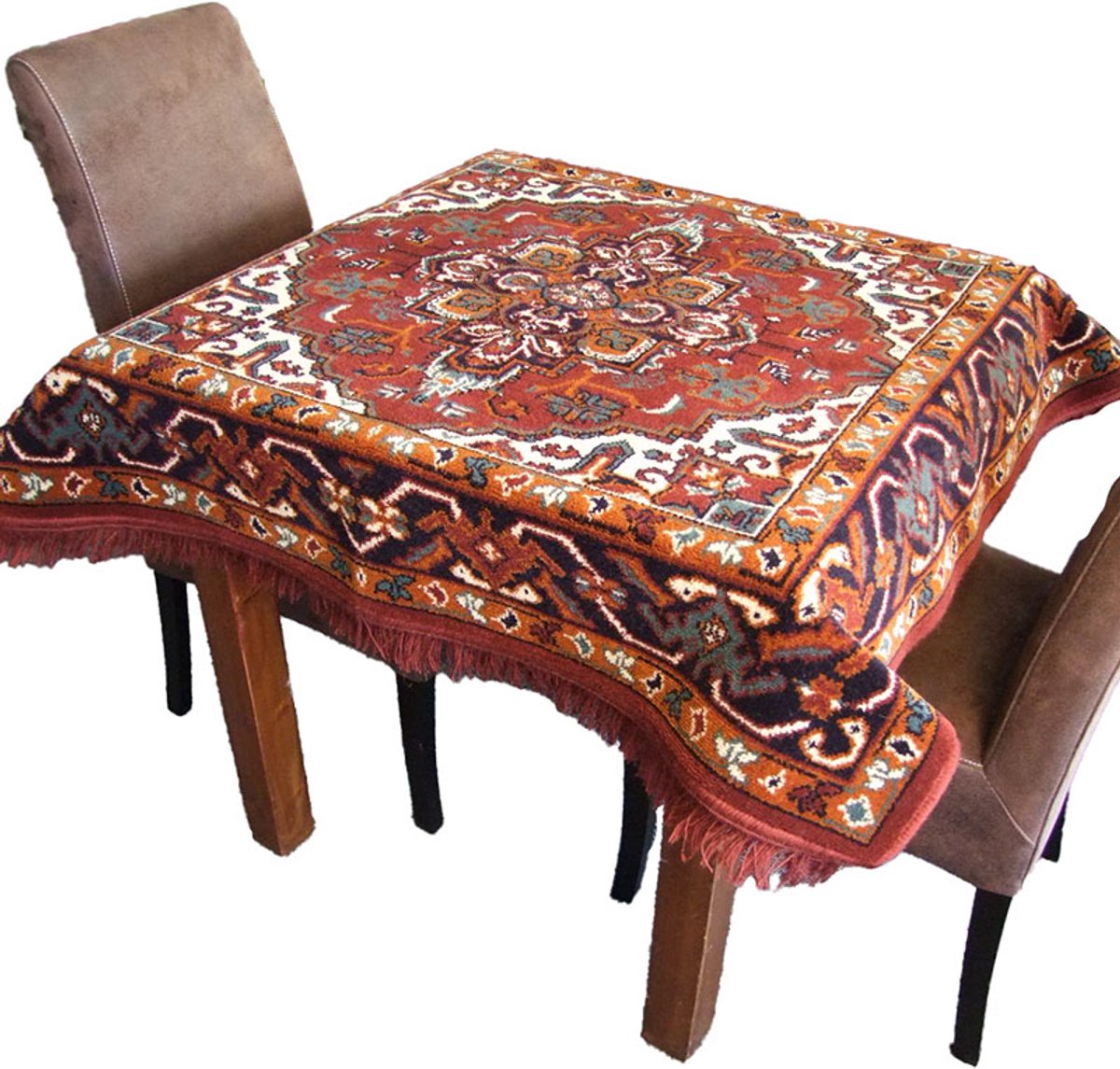Smyrna Tafelkleed Noblesse 4212 - 120 x 120 cm - wollen kleed - 100% wol