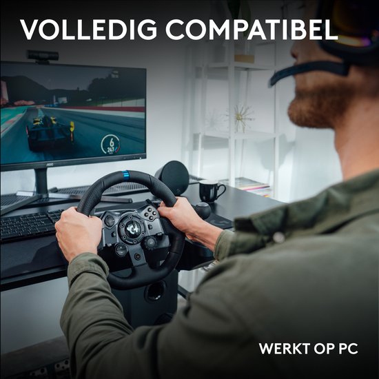 Logitech G RS Wheel Hub - Racestuur en pedalen - Quick Release - Verstelbare Schakelpaddles - PC / Xbox / PlayStation van Logitech G — afbeelding 3