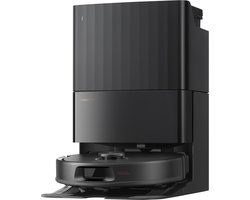 Roborock Qrevo S5V-Robotstofzuiger met dock-12000 Pa zuigkracht-FlexiArm-dweilen-Reactief obstakel vermijden-Dubbele anti-klitfunctie-Warmeluchtdroging-Obstakelvermijding en slimme navigatie-Zwart